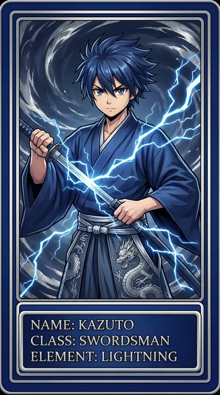 雷电剑士·和人——3d同人相关推荐角色